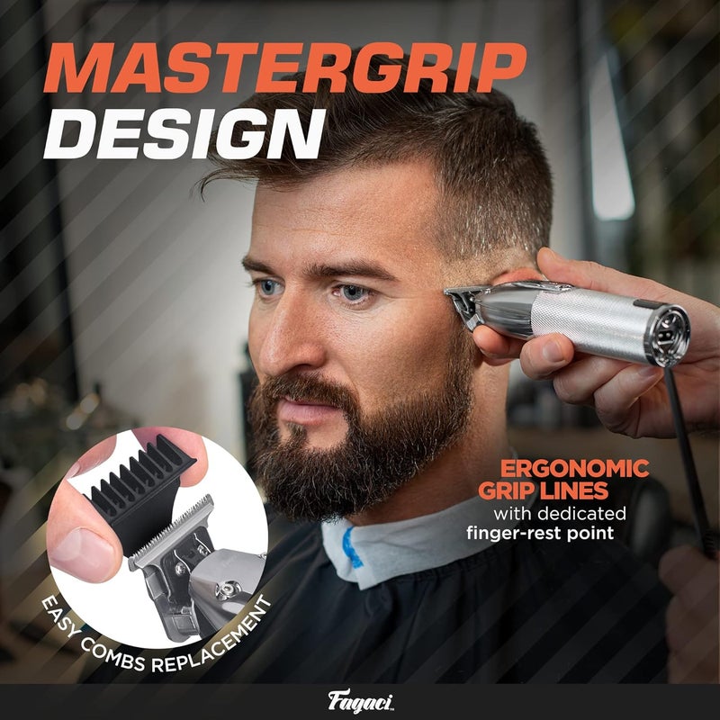 Fagaci Men's Hair Trimmer - Turbo Power with Precise Cutting, Adjusted Zero Gap Blades for Clean and Fine Cuts - Image 5